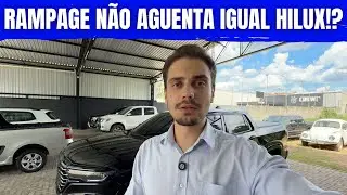 COMPARATIVO! RAM RAMPAGE LARAMIE 2.2 DIESEL 2026 VS TOYOTA HILUX SR 2.8 DIESEL 2026! QUAL COMPRAR?
