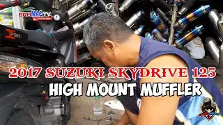 SUZUKI SKYDRIVE 125 HIGH MOUNT MUFFLER