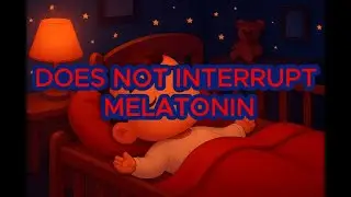 🎵MUSIC TO HELP BABIES SLEEP FOR 4 HOURS🌙 | RED LIGHT🔴| DOES NOT INTERRUPT MELATONIN | 🧠 NEUROSCIENCE