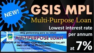 NEW! GSIS Multi-Purpose Loan, Phases Out Conso-Loan