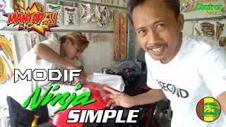 Modif Skotlet Transparan Tangki Motor Kawasaki Ninja | Simple tapi keren