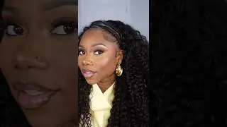 Fulani Braids with curly half wig