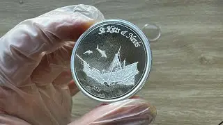 Scottsdale Mint EC8 Series: St. Kitts Sunken Ship 1 oz Silver 2021