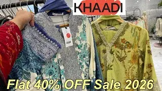 khaadi Flat 40% OFF Sale 2026 🔥 Khaadi Signature Collection ON Sale 🥹 Khaadi sale Today 2026 