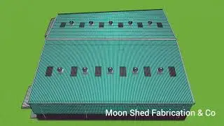 || Industrial Shed 80X80 #design #construction #fabrication || @ 9503100767