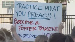 Protestors Gather Outside Tulsa County Courthouse Following Overturn Of Roe V. Wade