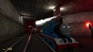 Building a Thomas Train Chased By Giant Cursed Thomas in Garry's Mod
