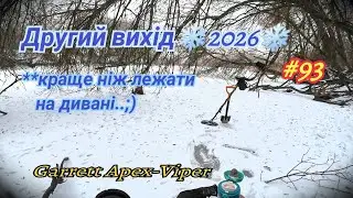 Другий вихід на пошук скарбів в❄️2026🌧️. Краще ніж давити диван😉 Garrett Apex - Viper. Фільм#93