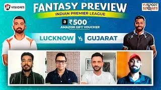 Lucknow vs Gujarat Fantasy Cricket Prediction ft Aakash Chopra, Peeyush Sharma, StatsGuruji #lsgvsgt