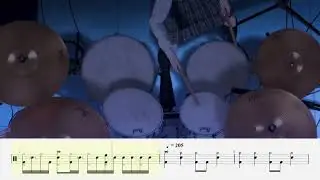 【Subaru mic test】 Drum Score - Girls Band Cry（動態鼓譜 ドラム楽譜 ）
