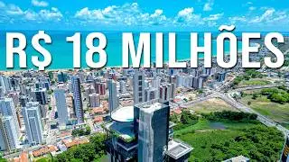 Por dentro de uma cobertura de R$ 18 MILHÕES no Prime View em João Pessoa, vista incrível!