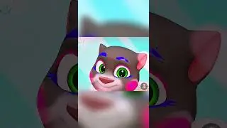 Angela Dresses Up Tom as a Clown! 🎭😂 #mytalkingtomfriends #funny #gaming
