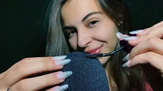 ASMR COM A ESPUMINHA DO TASCAM | Scratching no Microfone
