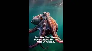 Did You Know Octopuses Have Two Hearts #Octopus #Animalfacts #Viralshort #Marinelife