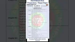 2025 Guess paper class 11 sindh board | Maths anees hussain guess paper class 11 #guesspaper2025