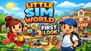 Little Sim World Gameplay &ndash; Cozy Life Sim First Look! 🏙️✨