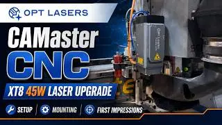 Installing PLH3D-XT8 45W Laser on a Camaster CNC | First Look & Setup | Video by @geekmadedesigns