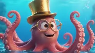 Olly the Octopus Conductor 🐙🎵 | Ocean Orchestra Nursery Rhyme | Kids Music Song