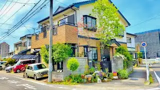 【4K】Neighborhood Walking Tour / Modern Japanese Houses in Nagoya, Japan