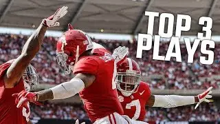 Highlights: Alabama vs Arkansas State top 3 plays