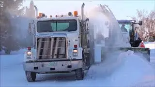 Schulte Snow Blower Demo.