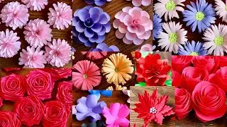 Master the Art of Paper Flower Making in Just 7 Minutes! @craftswalker858