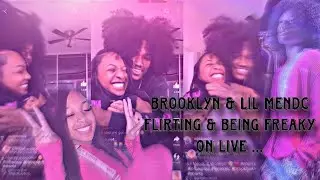 Lil Mendc & Brooklyn Flirting and Being Spicy On Live | Must Watch 🌶️