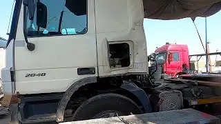 Mercedes Truck Accident Cabin repairing And restoration || Mercedes Benz cabin repairing ||