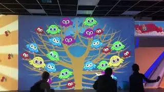 Interactive wall games for fun