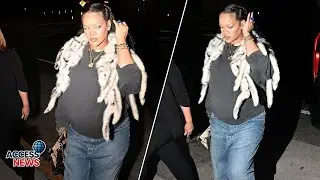 Rihanna 🤰 Steps Out in Style & Hints at Tour Comeback 🎤🔥