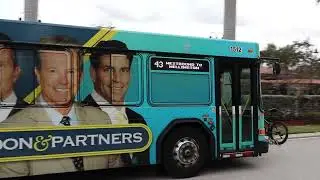Palm Tran: Wellington Green bound Gillig LF 1512 Rt.43 leaving West Palm Beach ITC