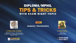 Anatomy + Biochemistry | Diploma / MPhil Tips & Tricks With Exam Night Topic