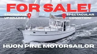 ПРОДАЕТСЯ: 30-футовая моторная парусная лодка Huon Pine Tasmanian 