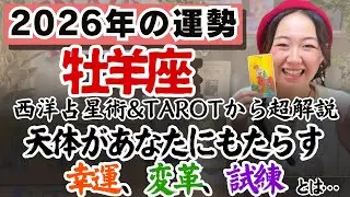 本当に望む人生を取り戻すことができる年！【牡羊座2026年の運勢】