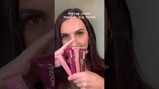 Trying rhode peptide lip tints #shorts