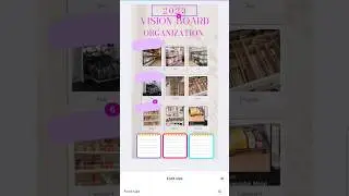 Interactive Digital Vision Board #vision #visionboard #visionboard2023 #organization #motivation