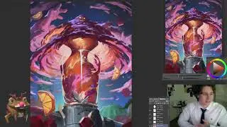 DIGITAL ART STREAM. Pretty tired idk. Daily art streams day 54