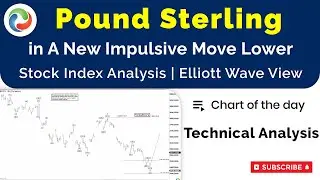 Pound Sterling in A New Impulsive Move Lower | TECHNICAL ANALYSIS | ELLIOTT WAVE FORECAST