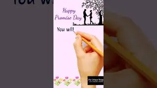 Heart💘 touching promise day wishes⚘ for love
