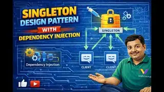 03 Singleton Design Patterns with Dependency Injection | c# Beginner Friendly | Vriddhi Eduhub