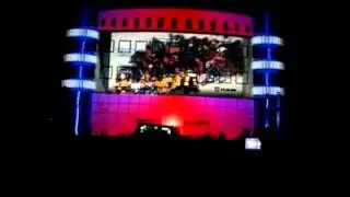 Video 3D mapping on a large building in Cairo Egypt