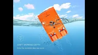 Geneinno Poseidon Underwater Drone-1080P Full HD 120&deg;Wide Angle Underwater Camera. (328FT Tether)