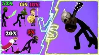 ALL STRONGEST UNITS vs GIANT BOSS | stick war legacy!! 