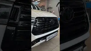 Toyota Innova Transformed | Full Dechrome & Gloss Black Grill | Crystal Auto Studio Panipat