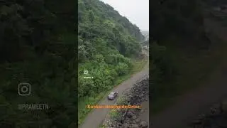 Konkan Beachside Drive - Drone Shot