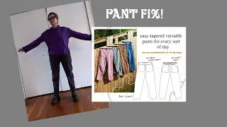 Fixing pants and making some fall loungewear