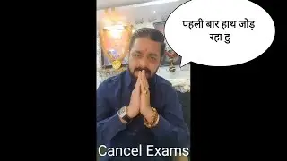 CANCEL BOARD EXAMS|@Hindustani Bhau| Cancel HSC/SSC/CBSE/ICSE/ISC#shorts