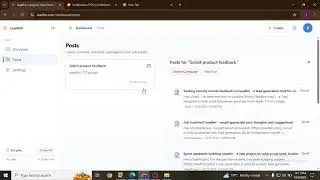 How to schedule post for reddit using leadlim
