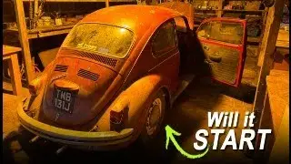 Заведется ли и поедет ли этот заброшенный Volkswagen Beetle после 17 лет в сарае? - Часть 2