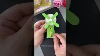 No Energy Fan making#diy #howtomake #shorts #youtubeshorts#shortvideo #shortsfeed #papercraft #craft